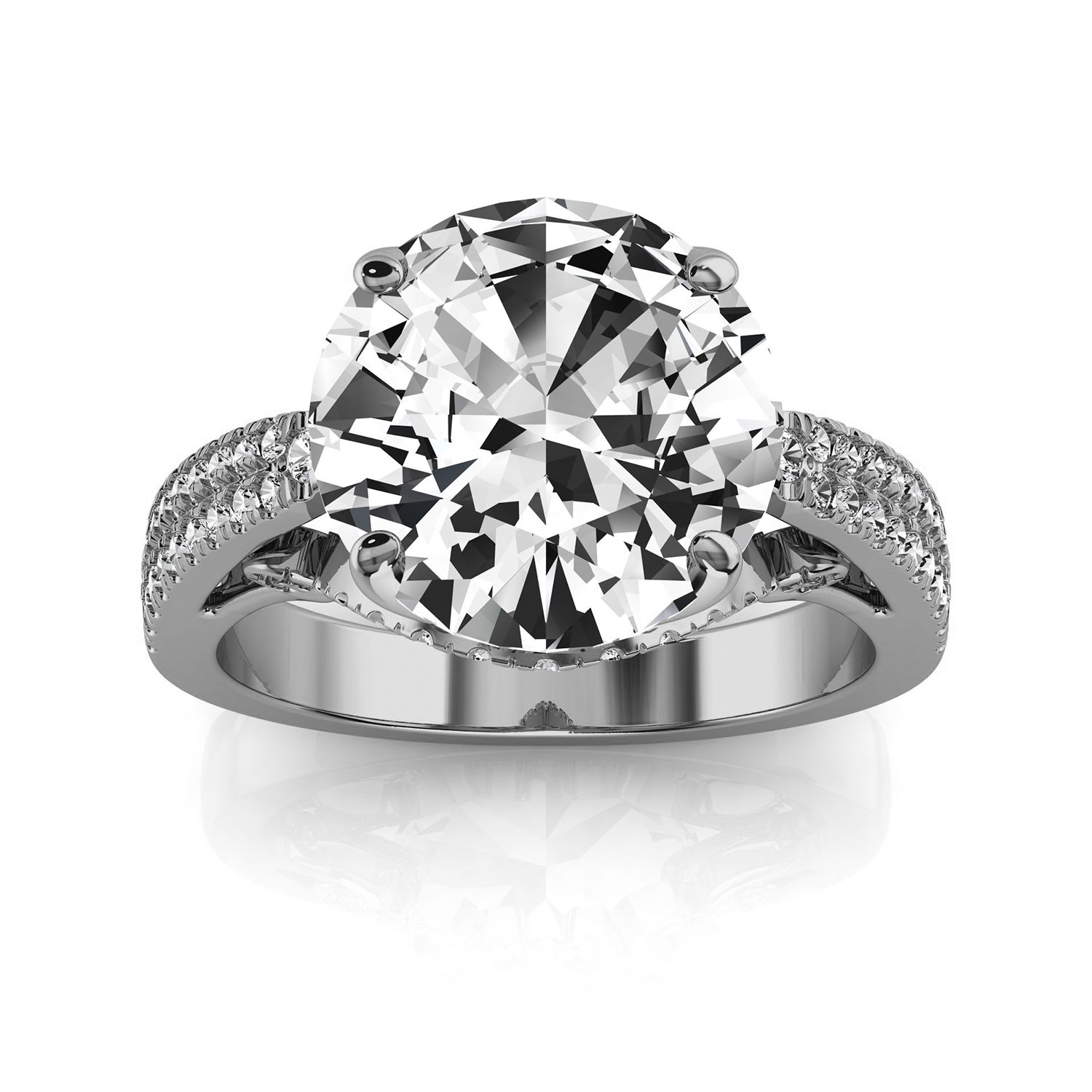 14K White Gold Lorna Lab Grown Diamond Ring (1/2 ct. tw)